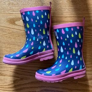 Hatley Girls Raindrop Rainboots - size 12